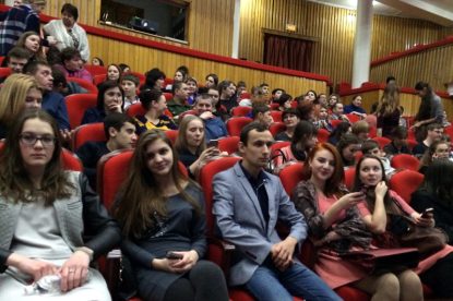 Посещение краевого театра драмы имени М.Ю. Лермонтова, студентами СтИК