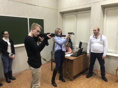 Соревнование по стрельбе в виртуальном тире