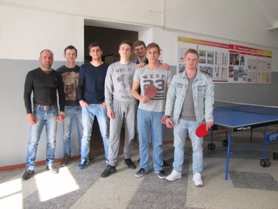 Личное первенство студентов по настольному теннису