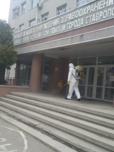Дезинфекционная обработка общественных территорий проводится в 16 муниципальных образованиях Ставропольского края