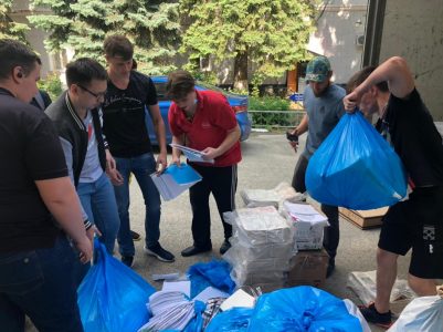 Завершился городской экологический конкурс «Крышечки Макулатура Батарейки»