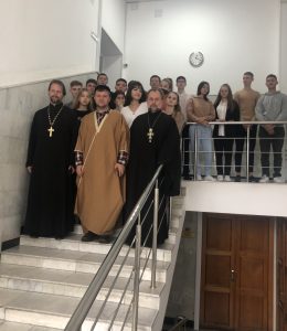 Встреча студентов юридического факультета с представителями духовенства
