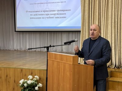 В Ставропольском институте кооперации прошла тренировка по действиям при вооруженном нападении на учебное заведение
